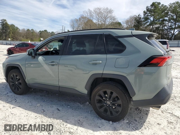 2020 Toyota RAV4 XLE Premium with VIN 2T3C1RFV0LW058580, listed as a Copart auction lot 49551815 with 127,615 mi miles and Salvage Title. Bid and sale history available at carsss.com. Image 2.