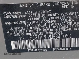 2021 Subaru Crosstrek Premium z VIN JF2GTAPC2M8341050, wystawiony jako IAAI lot #42192700 z przebiegiem 66 971 mil mil oraz . Historia ofert i sprzedaży dostępna na DreamBid. Obrazek 9.