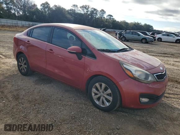 2015 Kia Rio EX with VIN KNADN4A32F6454482, listed as a Copart auction lot 85480524 with 112,510 mi miles and Clean Title. Bid and sale history available at carsss.com. Image 4.