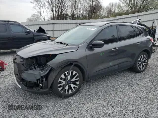 2020 Ford Escape SE Sport Hybrid with VIN 1FMCU0BZ1LUB31301, listed as a Copart auction lot 48745645 with 124,101 mi miles and Salvage Title. Bid and sale history available at carsss.com. Image 1.