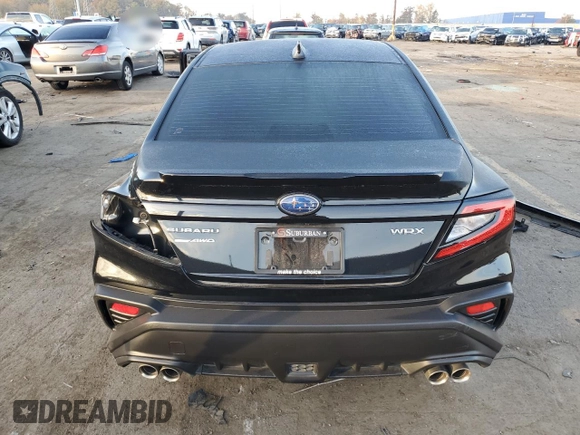 2023 Subaru WRX Premium with VIN JF1VBAH63P8822999, listed as a Copart auction lot 77064684 with Not Provided miles and Non Repairable. Bid and sale history available at DreamBid. Image 6.