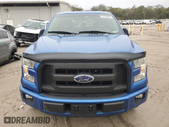 2016 Ford F-150 XL with VIN 1FTEX1CP0GKF41032, listed as a Copart auction lot 42196095 with 140,461 mi miles and Salvage Title. Bid and sale history available at carsss.com. Image 5.