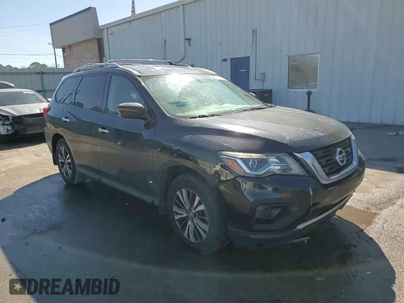 2019 Nissan Pathfinder SL with VIN 5N1DR2MN9KC585277, listed as a Copart auction lot 46612085 with 142,152 mi miles and Salvage title. Bid and sale history available at DreamBid. Image 12.