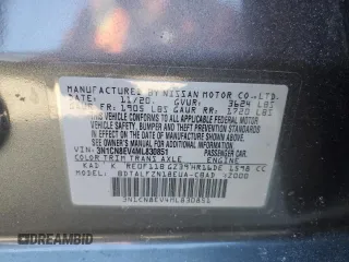 2021 Nissan Versa SV z VIN 3N1CN8EV4ML830851, wystawiony jako Copart lot #88964465 z przebiegiem 71 874 mil mil oraz Szkoda całkowita • Salvage title. Historia ofert i sprzedaży dostępna na DreamBid. Obrazek 12.