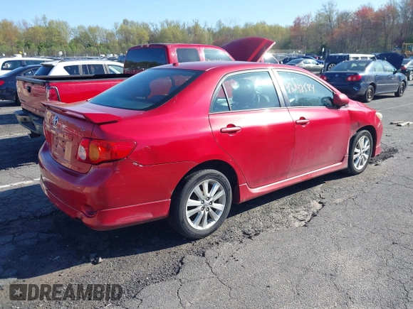 2010 Toyota Corolla with VIN 2T1BU4EE6AC463034, listed as a IAAI auction lot 42142584 with 190,193 mi miles. Bid and sale history available at carsss.com. Image 4.