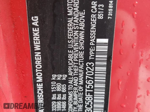 2015 MINI Roadster S z VIN WMWSY3C58FT567023, wystawiony jako Copart lot #43289505 z przebiegiem 115 029 mil mil oraz Szkoda całkowita • Salvage title. Historia ofert i sprzedaży dostępna na DreamBid. Obrazek 13.