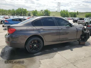 2014 BMW 3 Series 320i xDrive with VIN WBA3C3C53EK200375, listed as a Copart auction lot 59915595 with 104,320 mi miles and Salvage title. Bid and sale history available at DreamBid. Image 3.