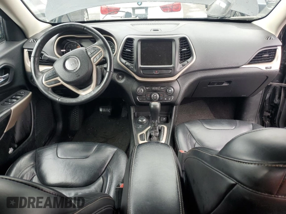 2017 Jeep Cherokee Limited with VIN 1C4PJMDS5HW668612, listed as a Copart auction lot 50695465 with 71,715 mi miles and Salvage Title. Bid and sale history available at DreamBid. Image 8.