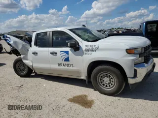 2020 Chevrolet Silverado 1500 Work Truck with VIN 1GCRWAEF9LZ216485, listed as a Copart auction lot 68293264 with 158,031 mi miles and Salvage Title. Bid and sale history available at DreamBid. Image 4.