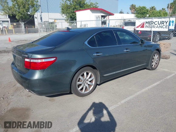 2007 Lexus LS 460 z VIN JTHBL46F375029524, wystawiony jako IAAI lot #42203614 z przebiegiem 164 405 mil mil oraz . Historia ofert i sprzedaży dostępna na DreamBid. Obrazek 4.