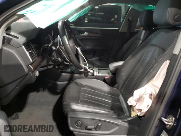 2021 Audi Q5 Premium Plus with VIN WA1BAAFY7M2030867, listed as a Copart auction lot 63416674 with 32,843 mi miles and Salvage Title. Bid and sale history available at carsss.com. Image 7.
