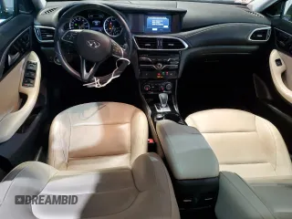 2017 Infiniti QX30 Premium with VIN SJKCH5CR9HA030811, listed as a Copart auction lot 54184425 with 35,589 mi miles and Salvage title. Bid and sale history available at DreamBid. Image 8.