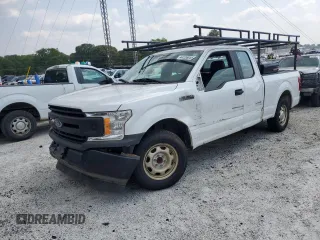 2020 Ford F-150 XL with VIN 1FTEX1CB0LFB98035, listed as a Copart auction lot 44236955 with 82,235 mi miles and Salvage title. Bid and sale history available at DreamBid. Image 1.