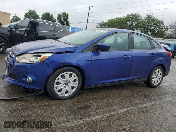 2012 Ford Focus SE with VIN 1FAHP3F26CL447739, listed as a Copart auction lot 58785295 with 85,856 mi miles and Salvage title. Bid and sale history available at DreamBid. Image 1.