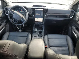 2024 Ford Ranger LARIAT with VIN 1FTER4KH0RLE20102, listed as a Copart auction lot 85329524 with 7,752 mi miles and Salvage Title. Bid and sale history available at carsss.com. Image 8.