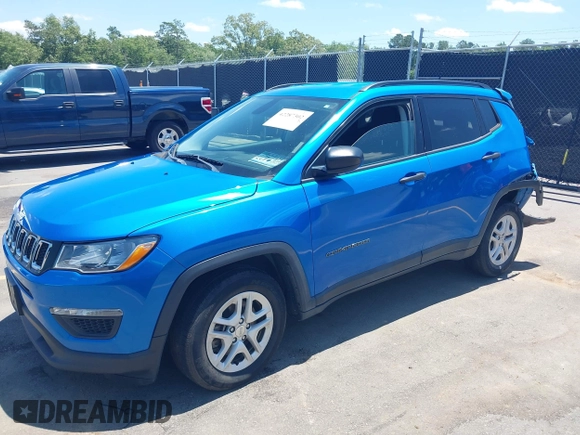 2018 Jeep Compass Sport с VIN 3C4NJCAB0JT338622, выставлен на аукционе IAAI как лот 42287302 с пробегом 99 554 миль миль и . История ставок и продаж доступна на DreamBid. Изображение 17.