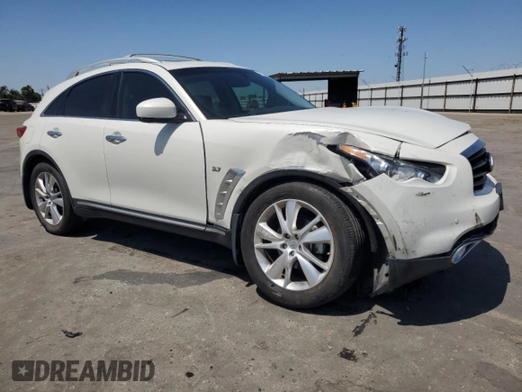 2014 Infiniti QX70 с VIN JN8CS1MU8EM451823, выставлен на аукционе Copart как лот 61134355 с пробегом 90 903 миль миль и Списание • Salvage title. История ставок и продаж доступна на DreamBid. Изображение 4.