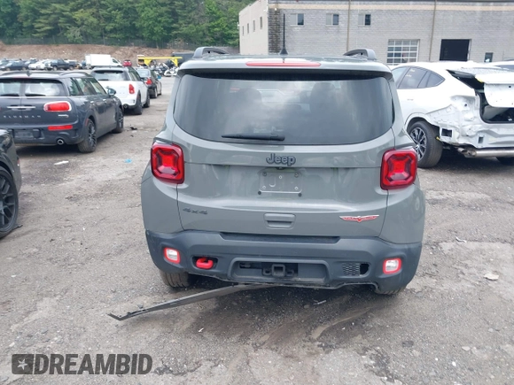 2021 Jeep Renegade Trailhawk with VIN ZACNJDC12MPM56979, listed as a IAAI auction lot 42438891 with 66,926 mi miles and . Bid and sale history available at DreamBid. Image 16.