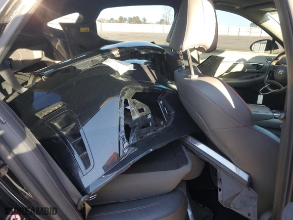 2021 Hyundai Sonata N Line with VIN 5NPEK4JCXMH114791, listed as a Copart auction lot 48784655 with 86,627 mi miles and Salvage Title. Bid and sale history available at carsss.com. Image 10.