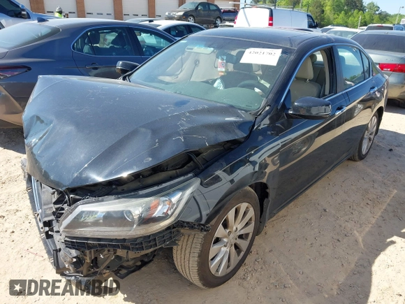 2013 Honda Accord Sdn EX-L with VIN 1HGCR2F89DA207063, listed as a IAAI auction lot 42021702 with 65,071 mi miles. Bid and sale history available at carsss.com. Image 18.