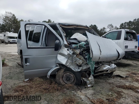2005 Ford Econoline Passenger XL with VIN 1FBNE31L65HB41749, listed as a Copart auction lot 72810634 with Not Provided miles and Non Repairable. Bid and sale history available at carsss.com. Image 4.
