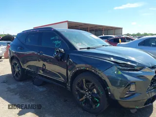 2019 Chevrolet Blazer RS z VIN 3GNKBJRS3KS623175, wystawiony jako IAAI lot #42211655 z przebiegiem 85 266 mil mil oraz . Historia ofert i sprzedaży dostępna na DreamBid. Obrazek 1.