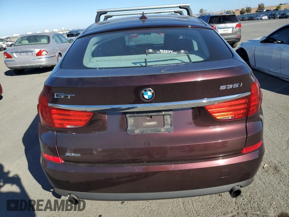 2013 BMW 5 Series 535i Gran Turismo xDrive with VIN WBASP2C50DC338667, listed as a Copart auction lot 76117604 with 136,455 mi miles and Salvage title. Bid and sale history available at DreamBid. Image 6.
