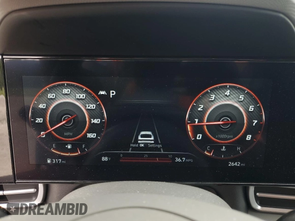 2023 Hyundai Elantra SEL with VIN KMHLS4AG7PU500424, listed as a Copart auction lot 55018164 with 2,642 mi miles and Salvage Title. Bid and sale history available at DreamBid. Image 9.
