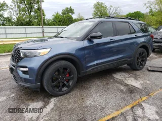 2020 Ford Explorer ST with VIN 1FM5K8GCXLGA07009, listed as a Copart auction lot 55667345 with 85,069 mi miles and Clean Title. Bid and sale history available at carsss.com. Image 1.