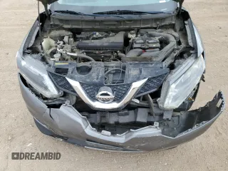 2016 Nissan Rogue S with VIN 5N1AT2MN7GC748066, listed as a Copart auction lot 47819205 with 184,848 mi miles and Salvage Title. Bid and sale history available at carsss.com. Image 13.