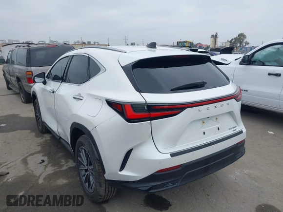 2025 Lexus NX 350 Premium with VIN JTJGGCEZ6S2023225, listed as a IAAI auction lot 42385139 with 1,590 mi miles and . Bid and sale history available at DreamBid. Image 3.