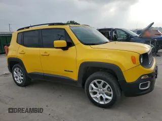 2017 Jeep Renegade Latitude with VIN ZACCJBBB9HPF02614, listed as a Copart auction lot 51486155 with 81,657 mi miles and Salvage Title. Bid and sale history available at carsss.com. Image 4.