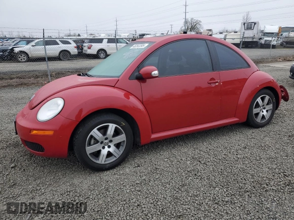 2006 Volkswagen New Beetle Coupe with VIN 3VWRW31C26M418868, listed as a Copart auction lot 48263395 with 163,524 mi miles and Salvage Title. Bid and sale history available at carsss.com. Image 1.