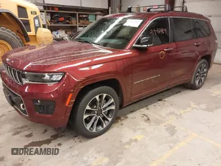 2021 Jeep Grand Cherokee Overland with VIN 1C4RJKDGXM8149126, listed as a IAAI auction lot 41946409 with 41,698 mi miles and . Bid and sale history available at DreamBid. Image 17.