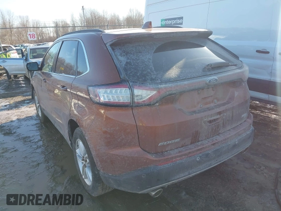 2017 Ford Edge SEL with VIN 2FMPK4J88HBB50397, listed as a IAAI auction lot 41748770 with 95,300 mi miles. Bid and sale history available at carsss.com. Image 3.