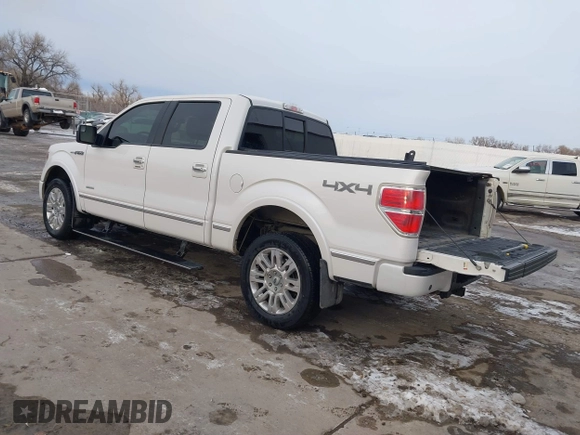 2013 Ford F-150 XL with VIN 1FTFW1ET1DFD50855, listed as a IAAI auction lot 41401837 with 196,003 mi miles. Bid and sale history available at carsss.com. Image 3.