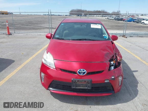 2013 Toyota Prius One with VIN JTDKN3DU5D0344180, listed as a IAAI auction lot 41961084 with 90,173 mi miles and . Bid and sale history available at DreamBid. Image 12.