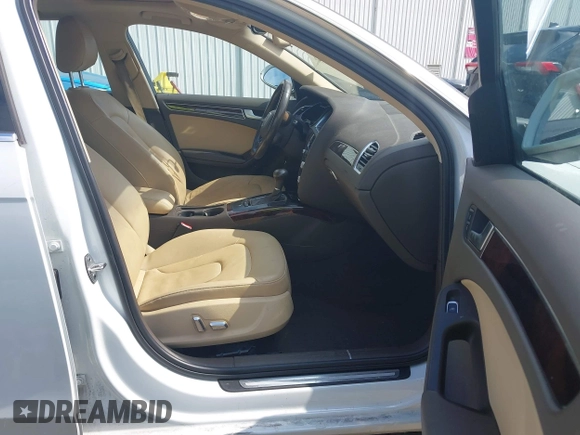 2013 Audi A4 Premium z VIN WAUAFAFL8DN038026, wystawiony jako IAAI lot #42271154 z przebiegiem 210 669 mil mil oraz . Historia ofert i sprzedaży dostępna na DreamBid. Obrazek 5.