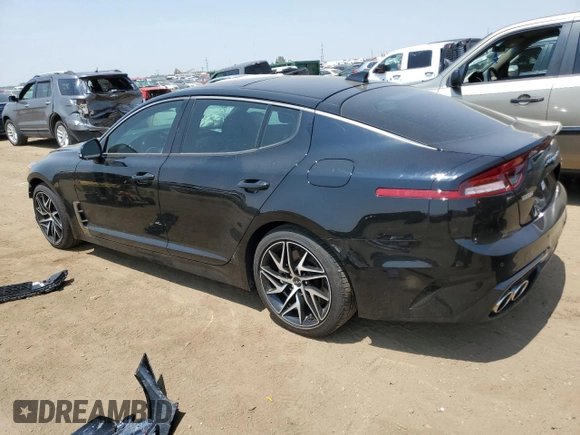 2022 Kia Stinger GT-Line with VIN KNAE35LD1N6117466, listed as a Copart auction lot 64859264 with 13,049 mi miles and Salvage Title. Bid and sale history available at DreamBid. Image 2.