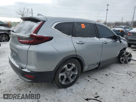 2020 Honda CR-V EX-L with VIN 7FARW1H86LE017319, listed as a Copart auction lot 42170375 with 0 mi miles and Salvage Title. Bid and sale history available at carsss.com. Image 3.