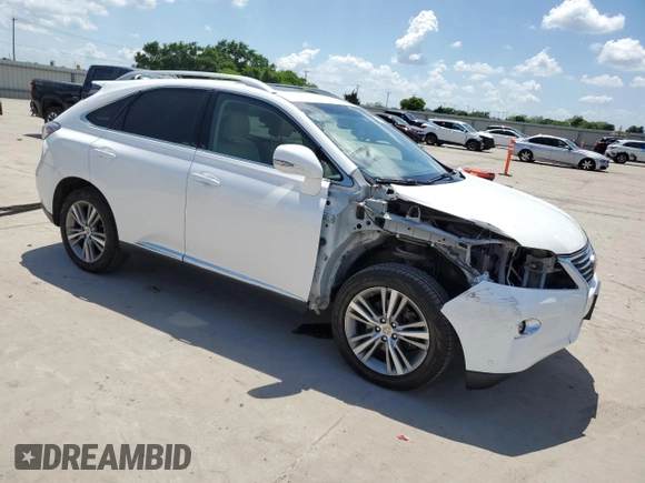 2015 Lexus RX 350 with VIN 2T2ZK1BA0FC197968, listed as a Copart auction lot 53550905 with 90,433 mi miles and Salvage Title. Bid and sale history available at carsss.com. Image 4.