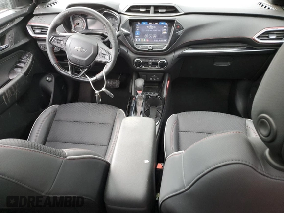 2023 Chevrolet TrailBlazer RS with VIN KL79MUSLXPB113525, listed as a Copart auction lot 51680485 with 19,165 mi miles and Salvage Title. Bid and sale history available at DreamBid. Image 8.
