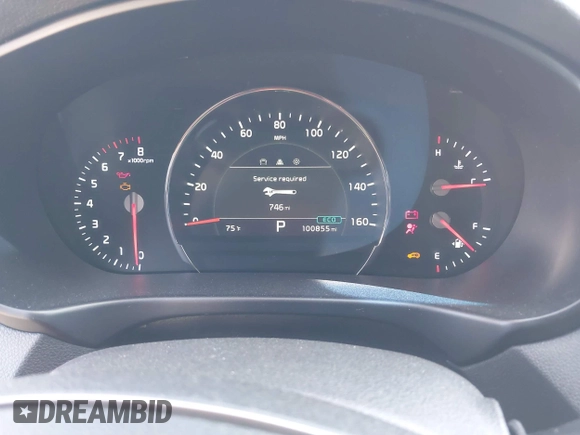 2019 Kia Sorento EX with VIN 5XYPHDA50KG514825, listed as a IAAI auction lot 41612310 with 100,855 mi miles and . Bid and sale history available at DreamBid. Image 7.
