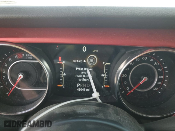 2021 Jeep Wrangler Unlimited Rubicon with VIN 1C4HJXFN6MW685250, listed as a Copart auction lot 55730915 with 48,049 mi miles and Salvage Title. Bid and sale history available at DreamBid. Image 9.