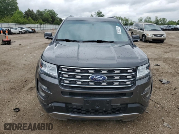 2017 Ford Explorer XLT with VIN 1FM5K7D8XHGB77436, listed as a Copart auction lot 57782975 with 41,704 mi miles and Salvage title. Bid and sale history available at DreamBid. Image 5.