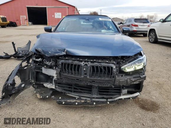 2023 BMW 4 Series 430i with VIN WBA23AT05PCM59628, listed as a Copart auction lot 78286804 with 28,939 mi miles and Salvage Title. Bid and sale history available at carsss.com. Image 5.