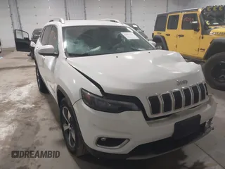 2019 Jeep Cherokee Limited with VIN 1C4PJMDXXKD258242, listed as a IAAI auction lot 41837501 with 81,156 mi miles. Bid and sale history available at carsss.com. Image 6.