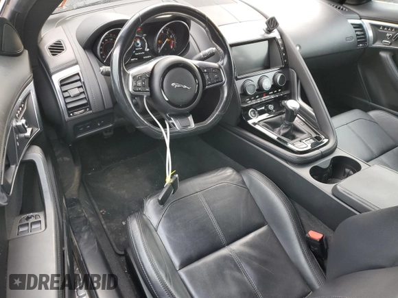 2018 Jaguar F-Type with VIN SAJDD1JV1JCK49348, listed as a Copart auction lot 47251675 with 49,771 mi miles and Salvage Title. Bid and sale history available at DreamBid. Image 8.