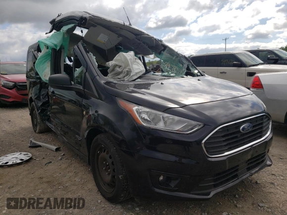 2020 Ford Transit Connect XLT with VIN NM0GE9F28L1437317, listed as a Copart auction lot 59881472 with 13,728 mi miles and Non repairable. Bid and sale history available at DreamBid. Image 1.