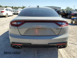 2020 Kia Stinger GT1 with VIN KNAE45LC2L6076525, listed as a Copart auction lot 74275304 with 87,238 mi miles and Salvage Title. Bid and sale history available at DreamBid. Image 6.